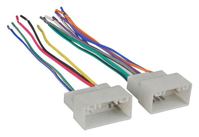 Front. Metra - Radio Harness for Select 2010-2022 Hyundai Elantra Optima Sonata Santa Fe Sorento Soul - Multi.