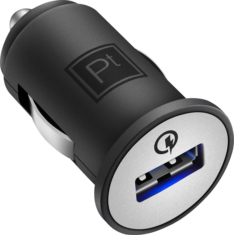 Platinum™ - Quick Charge Car Charger - Black