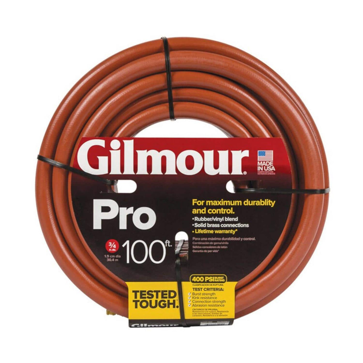 Gilmour - Pro 3/4 in D X 100 ft L Commercial/Professional Grade Garden Hose