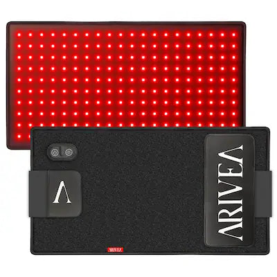 Arivea - Red Light Therapy Pad for Body, Wearable Near Infrared Light Therapy Wrap with 660nm & 850nm LEDs
