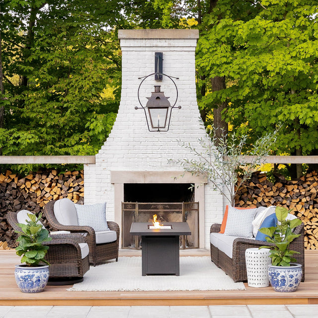 Front. Yardbird® - Waverly Outdoor Small Sectional - Shale.