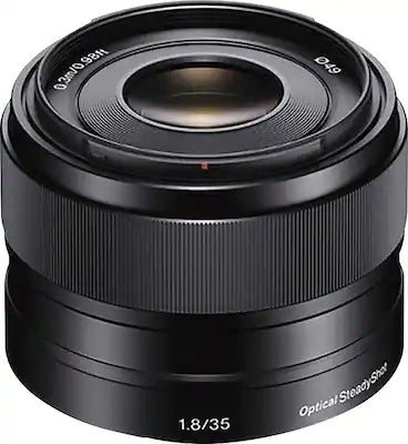 Sony - 35mm f/1.8 Prime Lens for Most NEX E-Mount Cameras