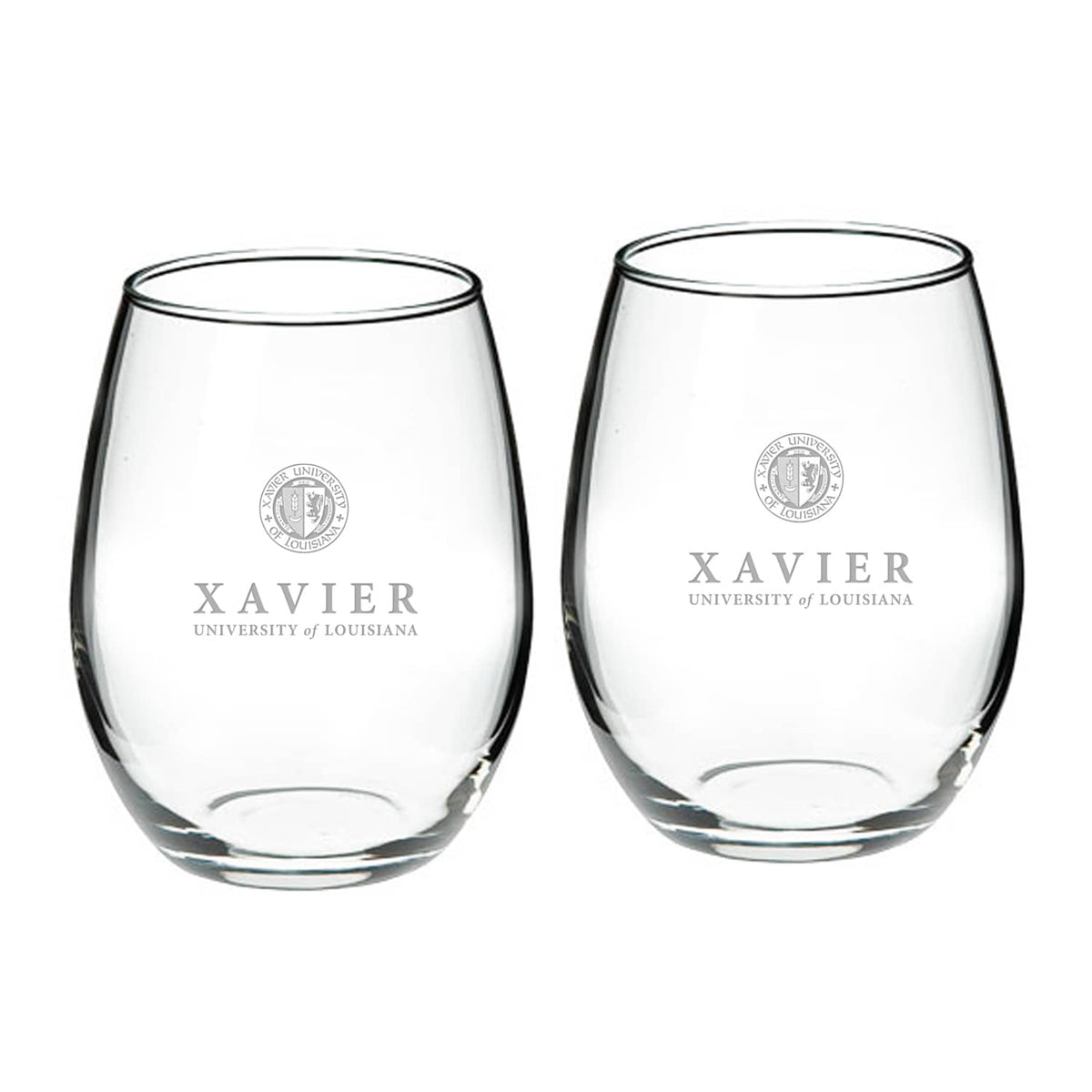 Jardine - XULA Gold 2-Piece 21oz. Stemless Wine Glass Set - Multicolor