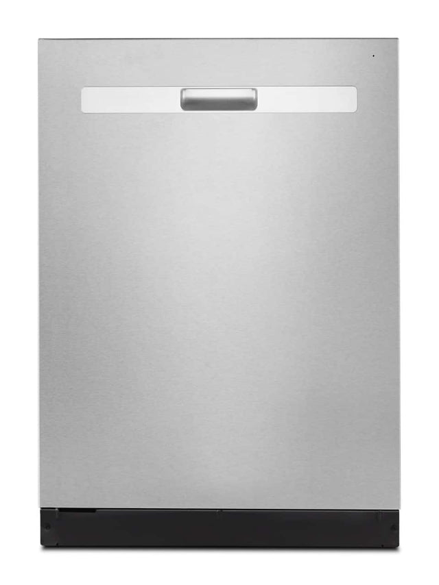 Front. Whirlpool - 24 inch Top Control Built-In Dishwasher with 3rd Rack, Fan Dry,  51 dBA - Fingerprint Resistant Stainless Steel.