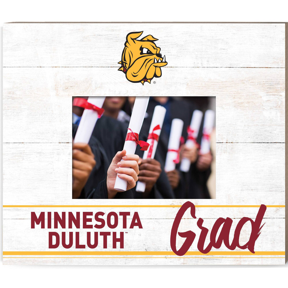Jardine - Minnesota Duluth Bulldogs 11'' x 13'' Grad Picture Frame - White