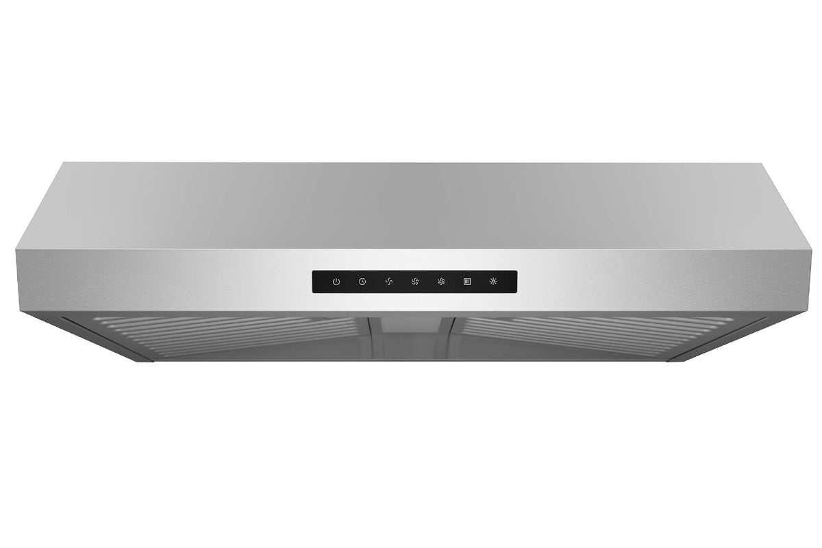 Hauslane - 30 inches - Externally Vented - Under cabinet Range Hood - Silver