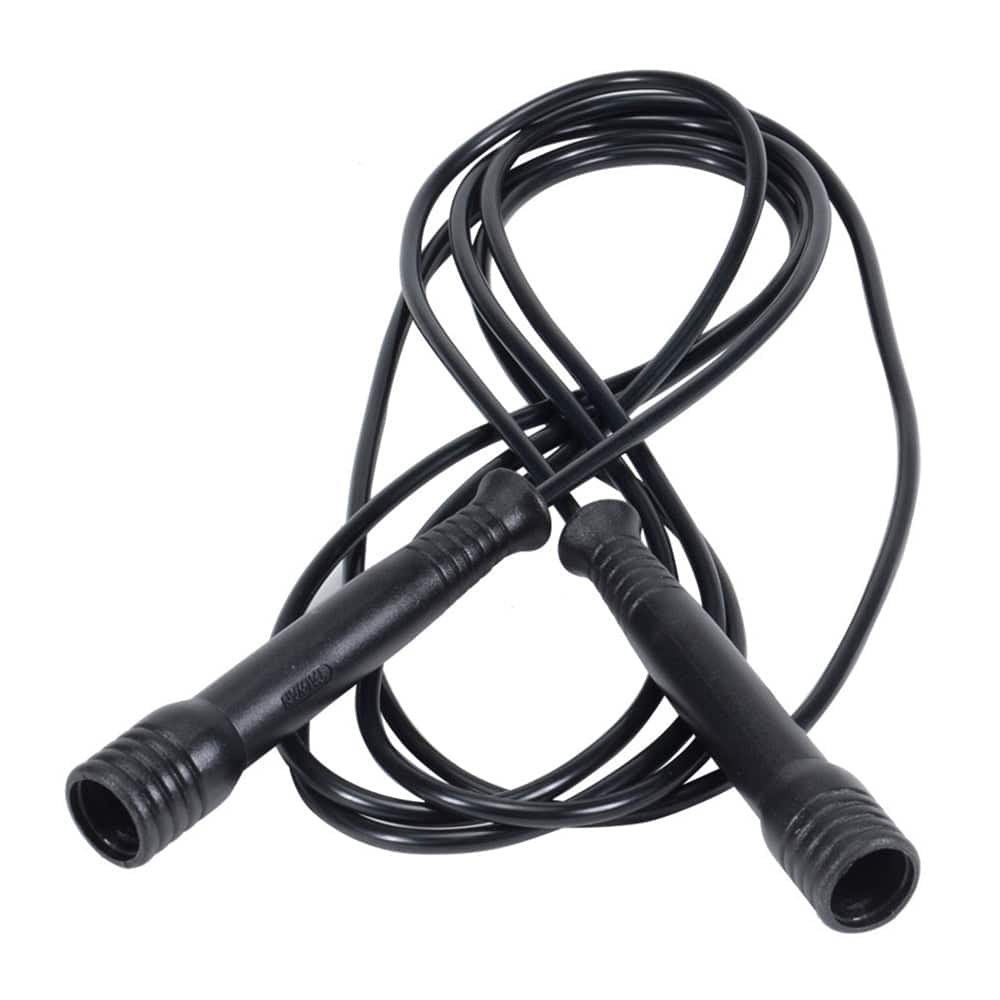 Power Systems - Speed Jump Rope (10 ft), Lightweight Exercise Rope for Cardio, Skipping & Fitness - Black