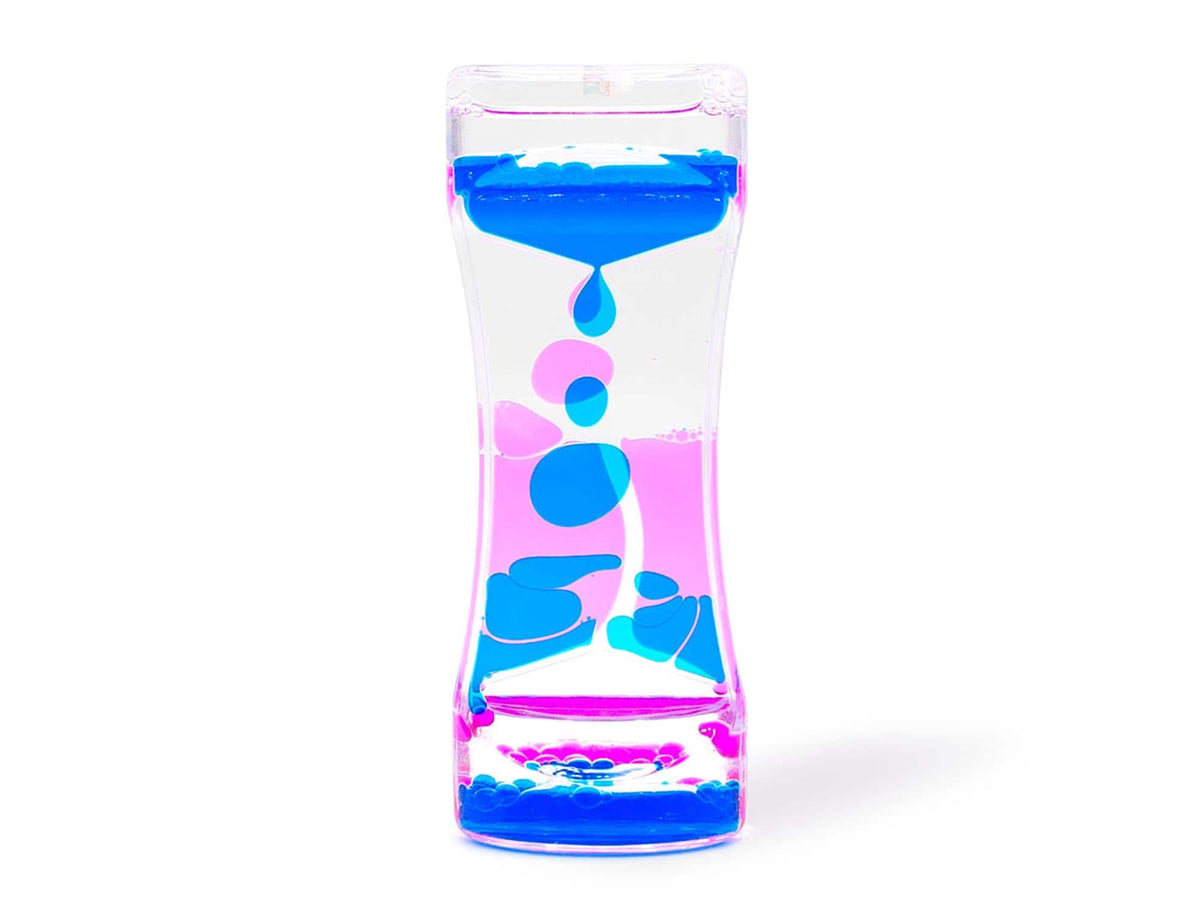 Toynk - Liquid Motion Bubbler Acrylic Sensory Fidget Toy - Blue