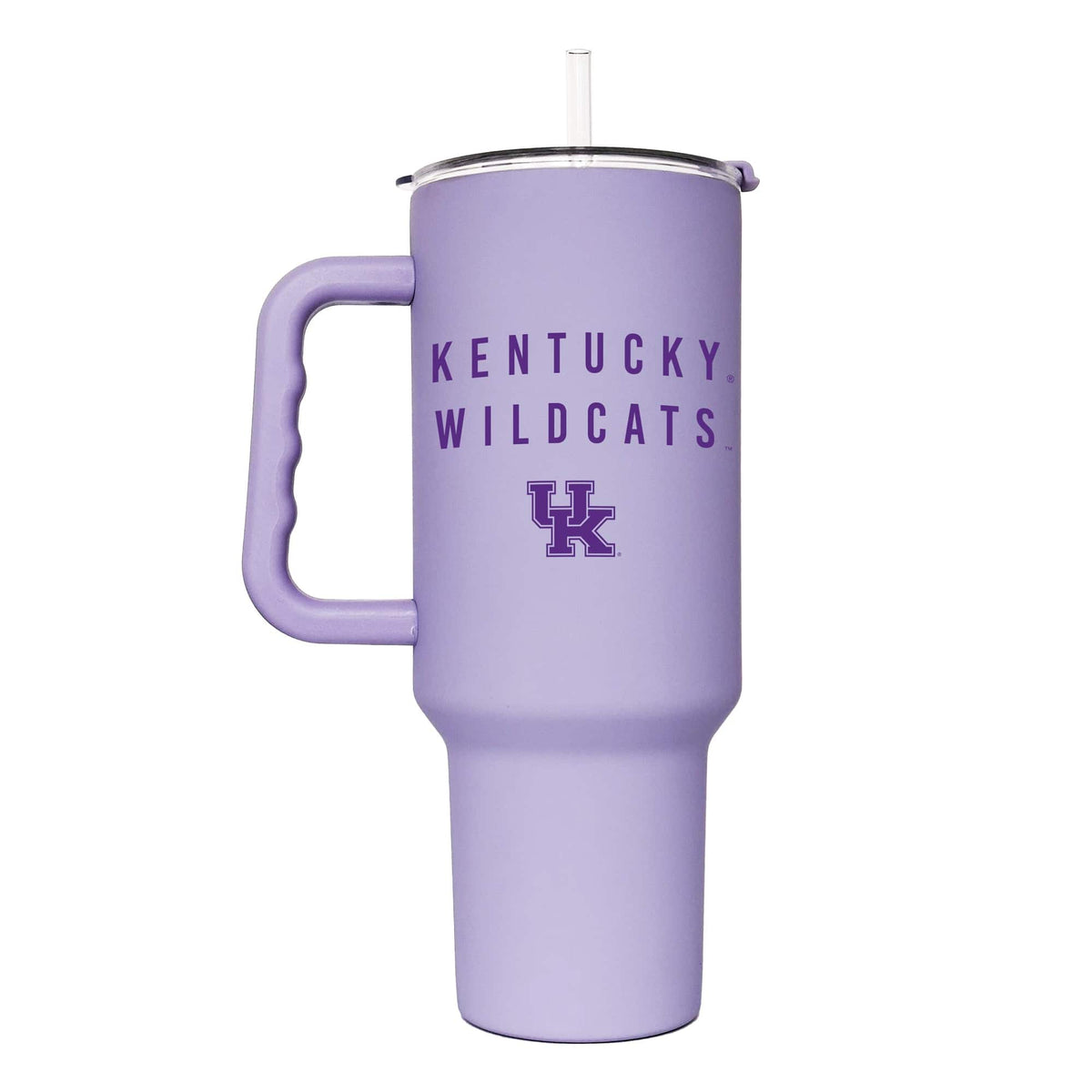 Logo Brands - Kentucky Wildcats 40oz. Lavender Soft Touch Tumbler - Multicolor