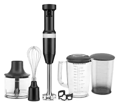 KitchenAid - Variable Speed Corded Hand Blender with Accessories, KHBV83