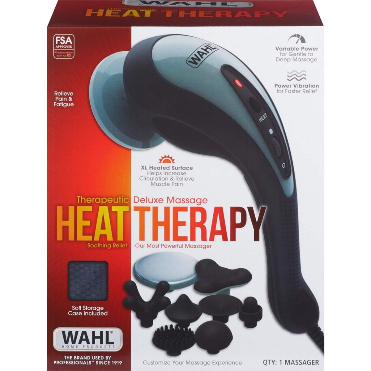 Wahl - Heat Therapy Corded Heated Therapeutic Massager - 4263-MI