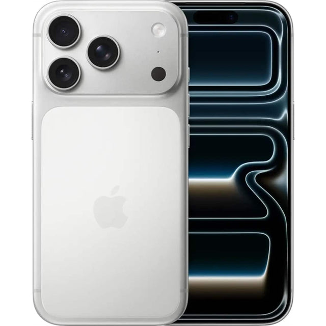 Front. Apple - iPhone 17 Pro 512GB 6.3" 5G Fully Unlocked, Silver - Silver.