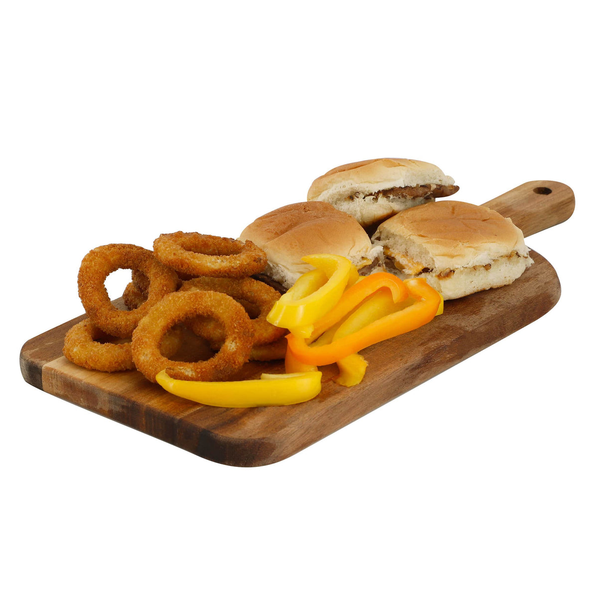 MegaChef - 11.5 Inch Acacia Wood Charcuterie Cheese Board - Brown