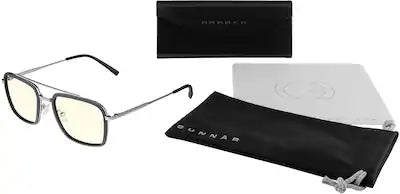 GUNNAR - Barron Computer Glasses with Blue Light Reduction , Clear Lenses