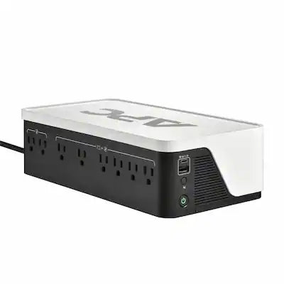 APC - Back-UPS, 1050VA/600W, Floor/Wall Mount, 120V, 8x NEMA 5-15R outlets, USB Type A + C Ports - Floor/Wall Mountable