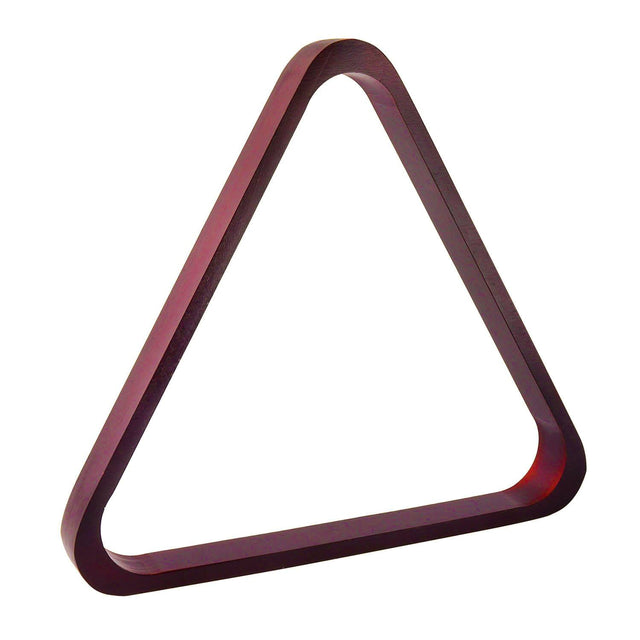 Front. GSE Games & Sports Expert - Mahoangy Solid Wood 8-Ball Triangle Ball Rack for 2-1/4" Pool Balls, Pool Ball Rack for Pool Table - Mahoangy.