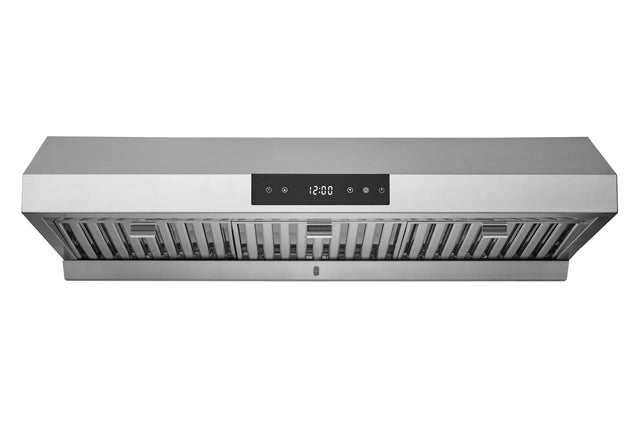Front. Hauslane - Hauslane UC-PS18 36-in Ducted Undercabinet Range Hood (OFFICIAL) - Silver.
