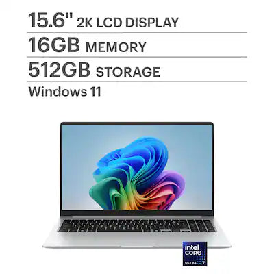 Samsung - Galaxy Book5 15.6" FHD IPS LED Laptop - Intel Core Ultra 7- 16GB Memory - 512GB SSD