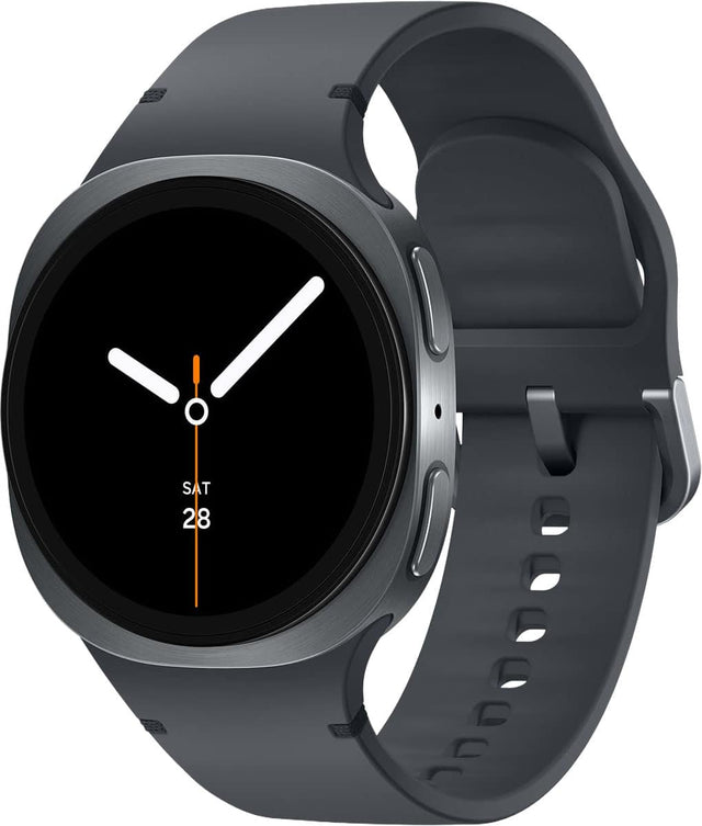 Front. Samsung - Galaxy Watch8 Aluminum Smartwatch 40mm BT - Graphite.