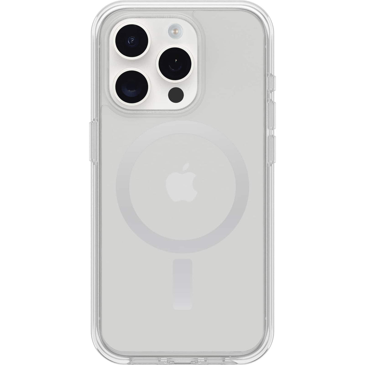 OtterBox - Symmetry Series Hard Shell for MagSafe for Apple iPhone 15 Pro - Clear