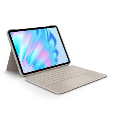 Logitech - Combo Touch iPad Air 11-inch - Latest Model (M2, M3 & M4), iPad Air (5th gen) Keyboard Case with Detachable Keyboard
