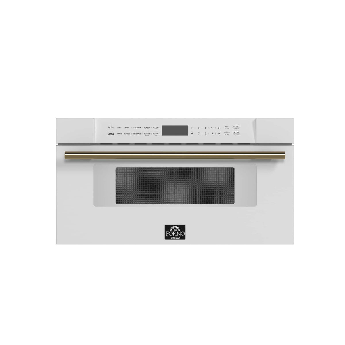 Forno Appliances - Capoliveri 1.2 cu. ft. Built-In Microwave Drawer with Sensor Cooking and Angled Touch Controls - White
