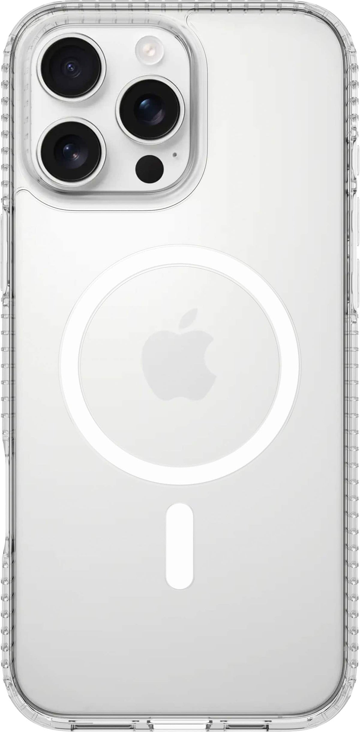 Insignia™ - Hard-Shell Case with MagSafe for iPhone 16 Pro - Clear