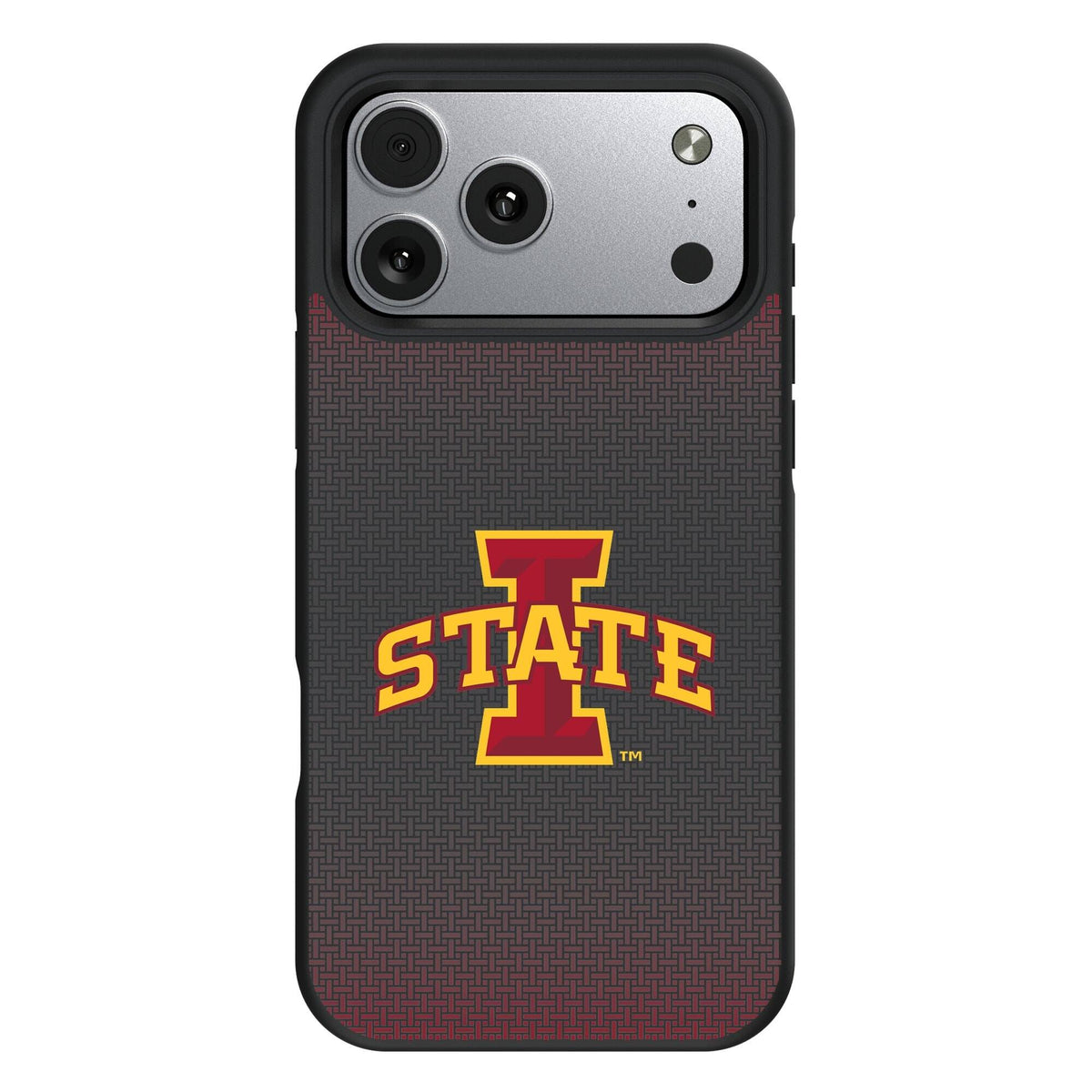 Keyscaper - NCAA - Iowa State Cyclones Bump Case with 8.2ft Drop Protection - 16 Pro - Black