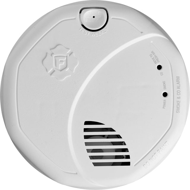 TEST SILENCE MOVE FRESH AIR CO SMOKE POWER ALARM SMOKE & CO SMOKE DO NOT PAINT