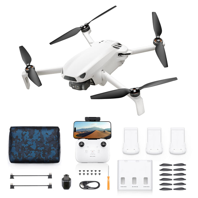 Front. SKYROVER - S1 Fly More Combo 8K Drone with Remote Controller - White.