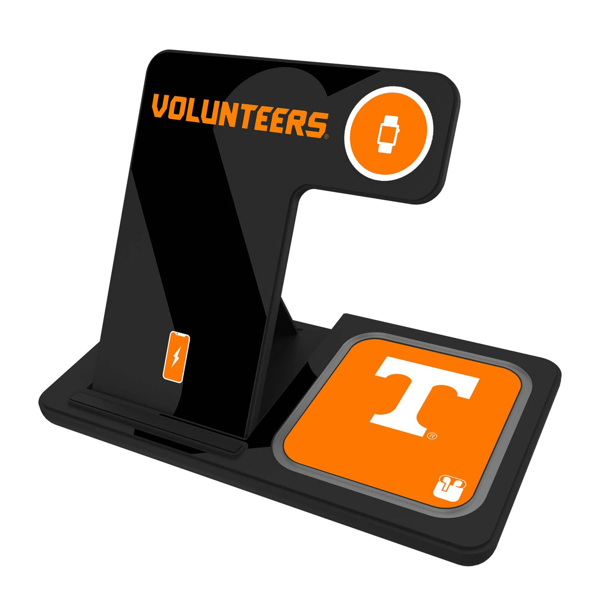 Keyscaper - Tennessee Volunteers 3-In-1 Wireless Charger - Multicolor