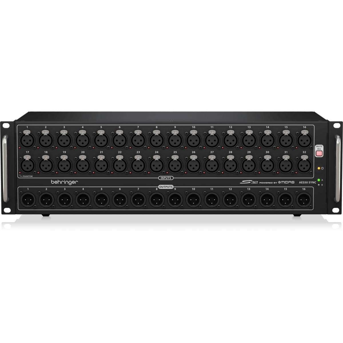 Behringer - S32 I/O Box with 32x Remote-Controllable Midas Preamps