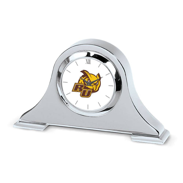 Front. Jardine - Rowan Profs Primary Team Logo Napoleon Desk Clock - Silver.