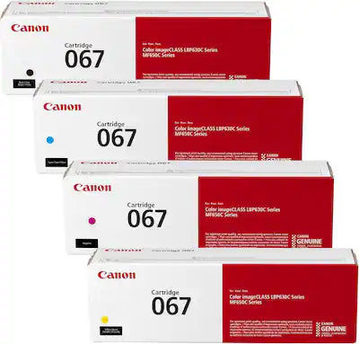 Canon - 067H Toner Cartridge, High Yield 4‑Pack
