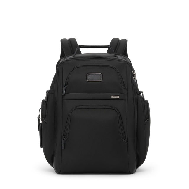 Front. TUMI - Alpha Brief Pack Backpack for 15" Laptop - Black.