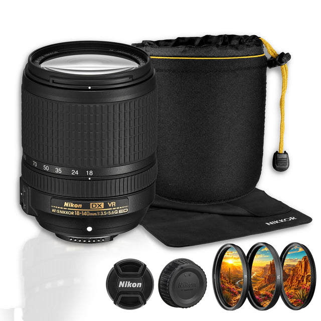 NIKKOR AF-S DX  
18-140mm 1:3.5-5.6G ED  
70 50 35  
24  
18  
Nikon DX VR AF-S NIKKOR 18-140mm 1:3.5-5.6G ED  
NIKKOR  
Nikon  
18 Rikon F alcent  
UV  
CPL