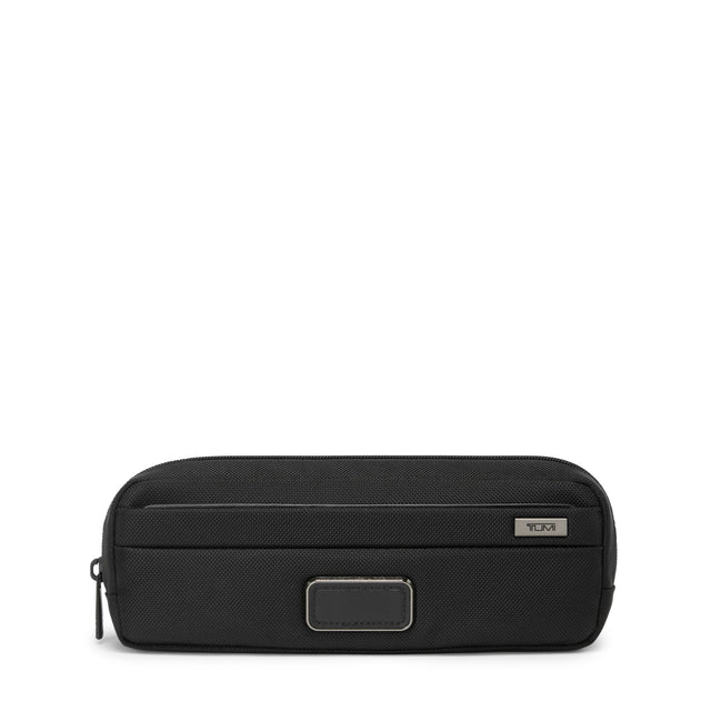 Front. TUMI - Alpha Electronic Cord Pouch - Black.