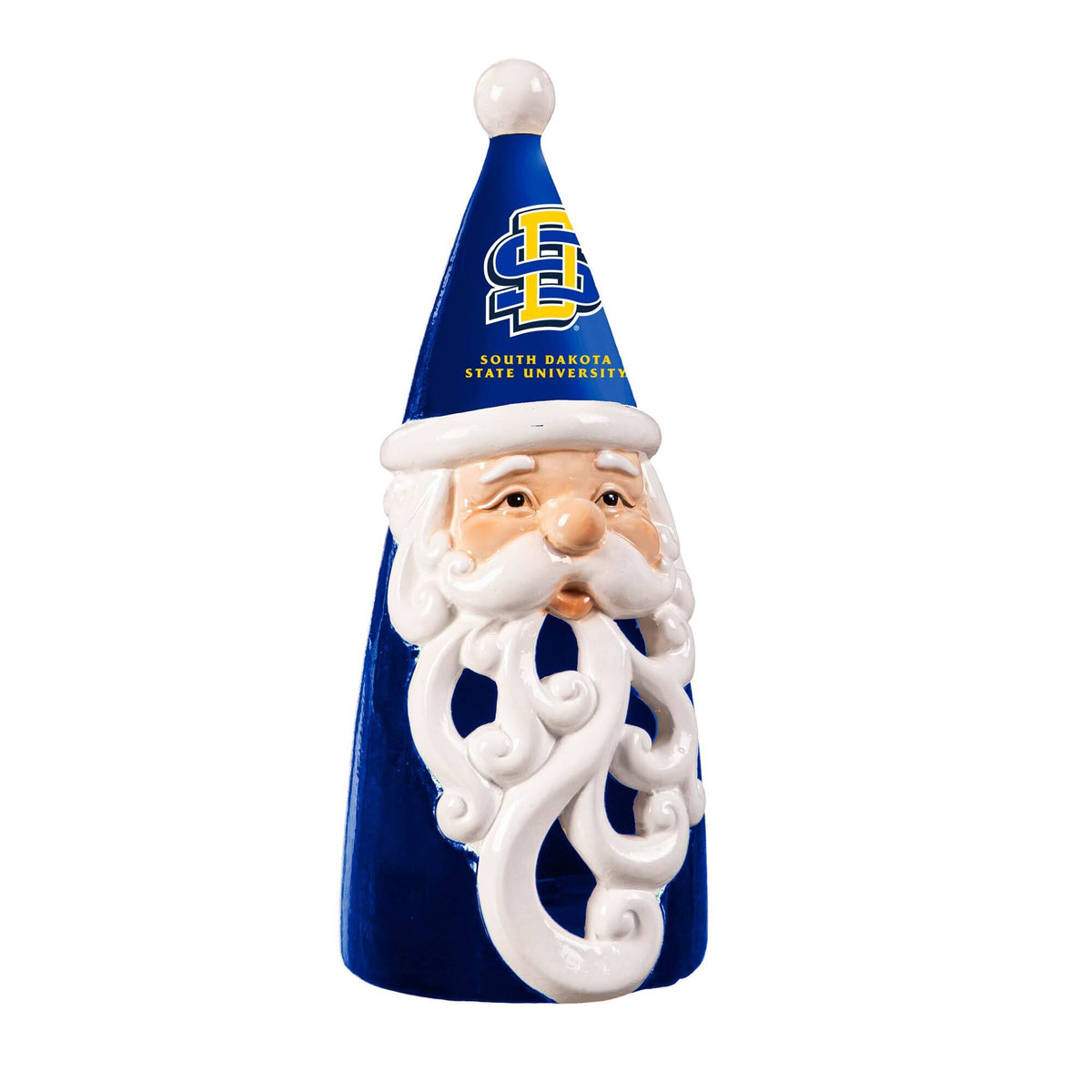 Evergreen Enterprises - South Dakota State Jackrabbits 8" LED Santa Statue - Blue