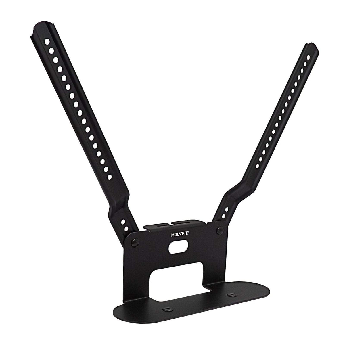 Mount-It! - Sound Bar TV Mounting Shelf for Sonos Beam with Adjustable Height & Secure Installation - Black
