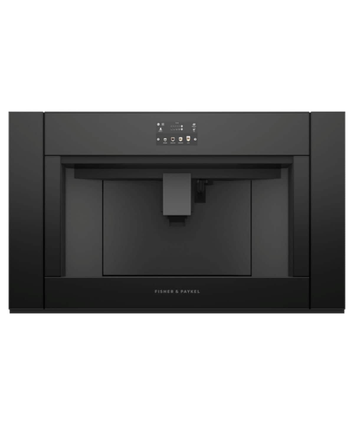 Fisher & Paykel - 30" Built-In Coffee Maker, 13 Functions, Touch Controls - Contemporary (Soft - Black