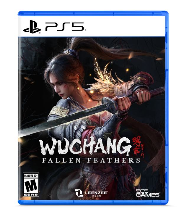 PS5  
WUCHANG  
FALLEN FEATHERS  
MATURE 17+  
ESRB  
LEENZEE  
505 GAMES