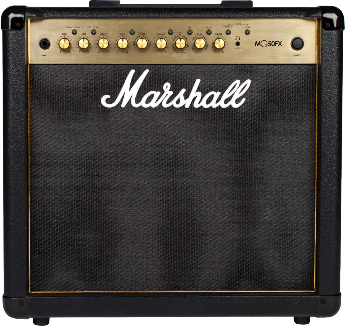 Marshall - MG50GFX 50W Combo Guitar Amp with Digital Effects / Reverb and 3-band EQ - Black