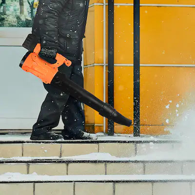 Oumilen - Cordless Leaf Blower with Brushless Motor, Portable Electric Blower for Leaves, Snow, and Yard Cleaning