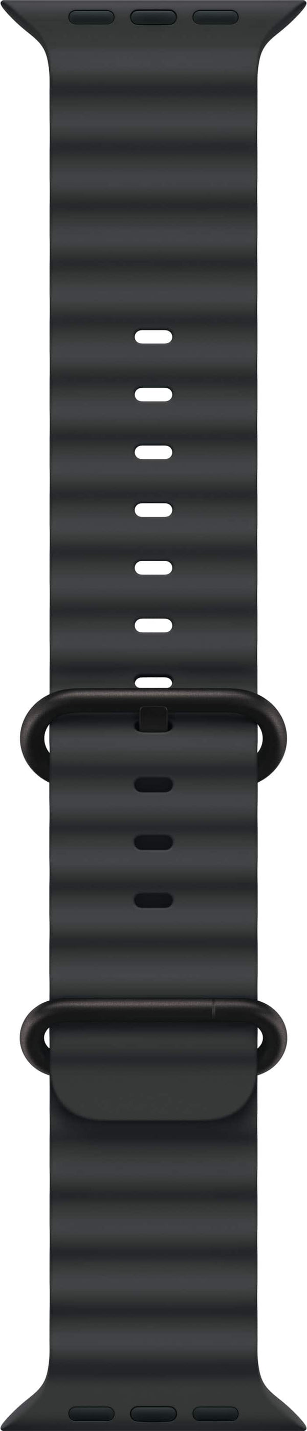 Apple - 49mm Ocean Band - Titanium Finish - Black