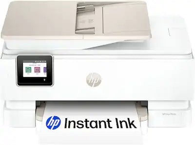 HP - Envy Photo 7975 Wireless AI-Enabled All-in-One Inkjet Printer w/ 3 Months of Instant Ink