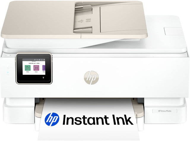 Sure, here is the corrected and grouped text:

- HP Instant Ink
- HP Envy Photo
- 10:05 AM Jan 11, 2025
- Copy
- Scan
- Share
- ?