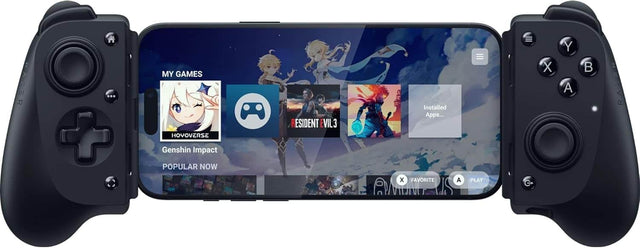 MY GAMES  
HOVOVERSE  
Genshin Impact  
POPULAR NOW  

Installed Apps...  

RESIDENT EVIL 3  

FAVORITE  
PLAY