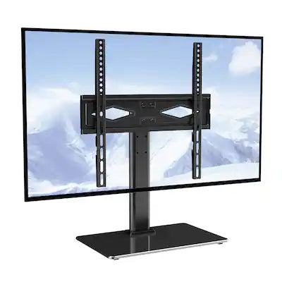 VEVOR - TV Stand Mount, Swivel Universal TV Stand for 32 to 55 inch TVs, Height Adjustable Portable Floor TV Stand