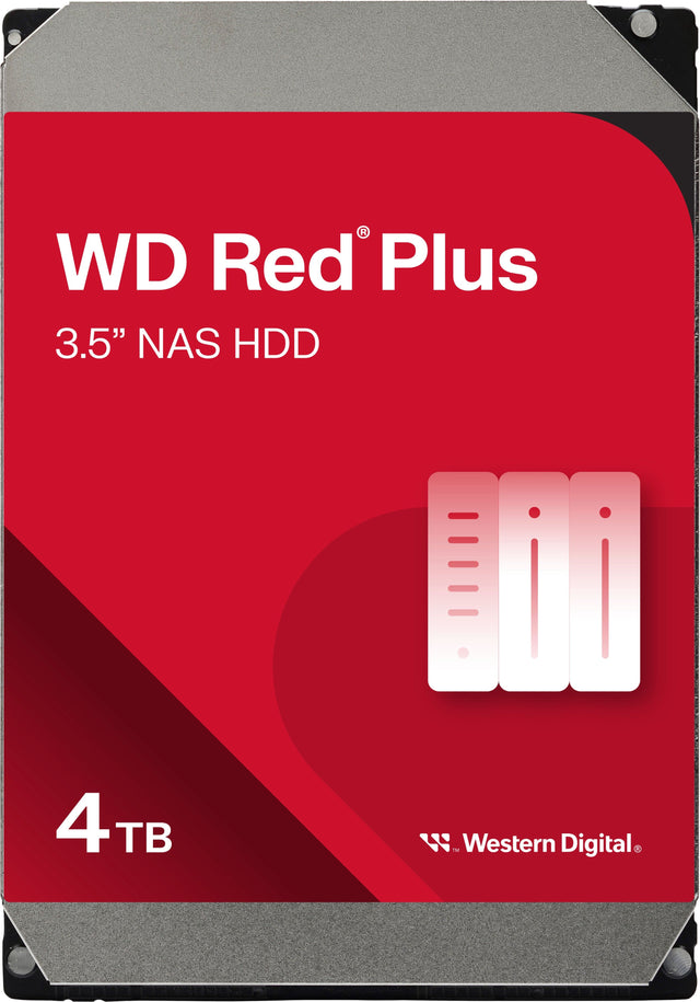 WD Red Plus 3.5" NAS HDD 4 TB Western Digital