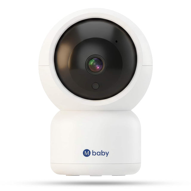 Front. Miko - Miko Luna 2K HD Smart Baby Camera with Cry and Temperature Alerts - White.